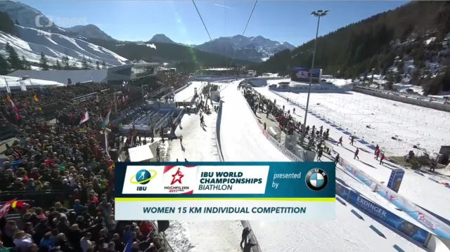 Záznam vytrvalostního závodu žen na MS v Hochfilzenu