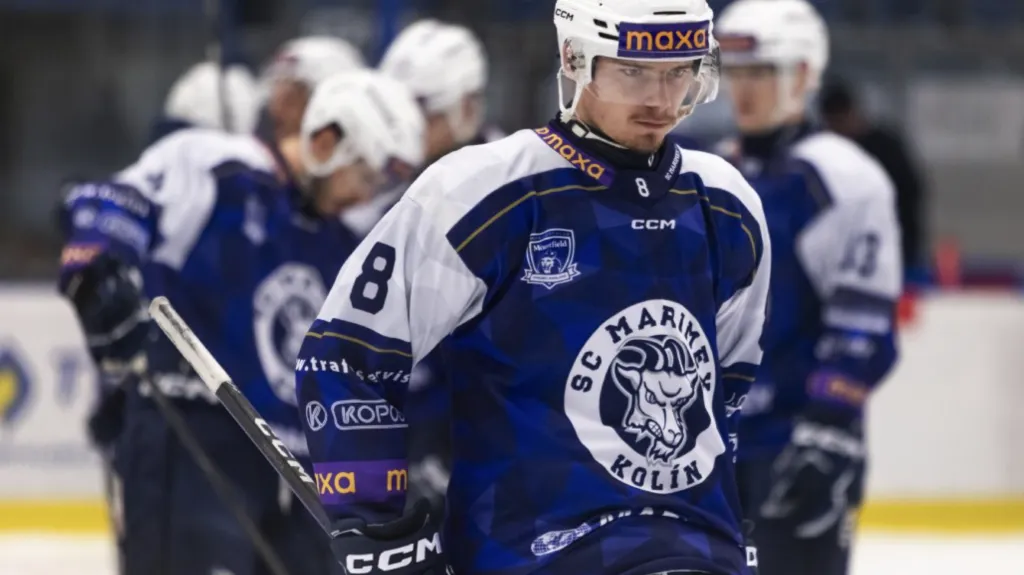 Štěpán Pokorný v dresu Kolína