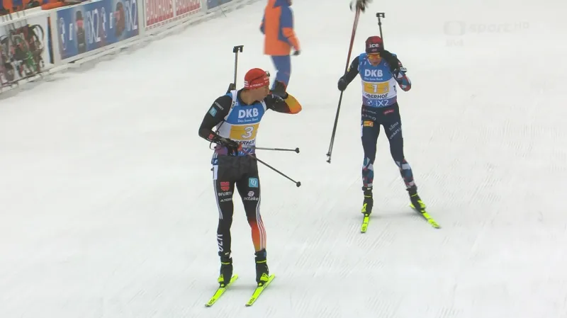 Sestřih mužské štafety SP v Oberhofu