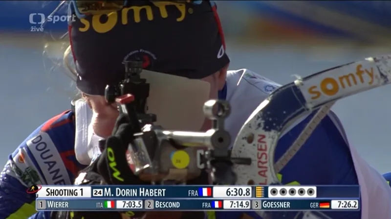 Soukalová vybojovala ve větrné loterii sedmé místo - sestřih sprintu