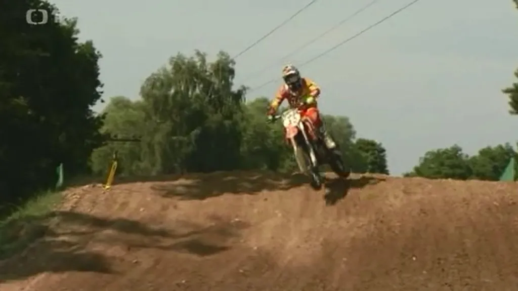 Motokrosař Kovář bodoval v Jiníně