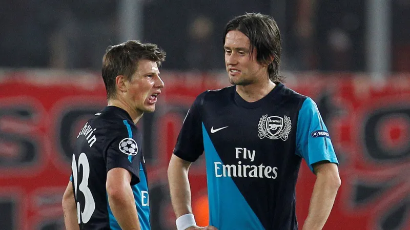 Tomáš Rosický s Andrejem Aršavinem