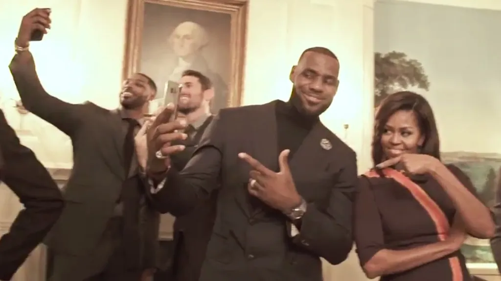 LeBron James a Michelle Obamová