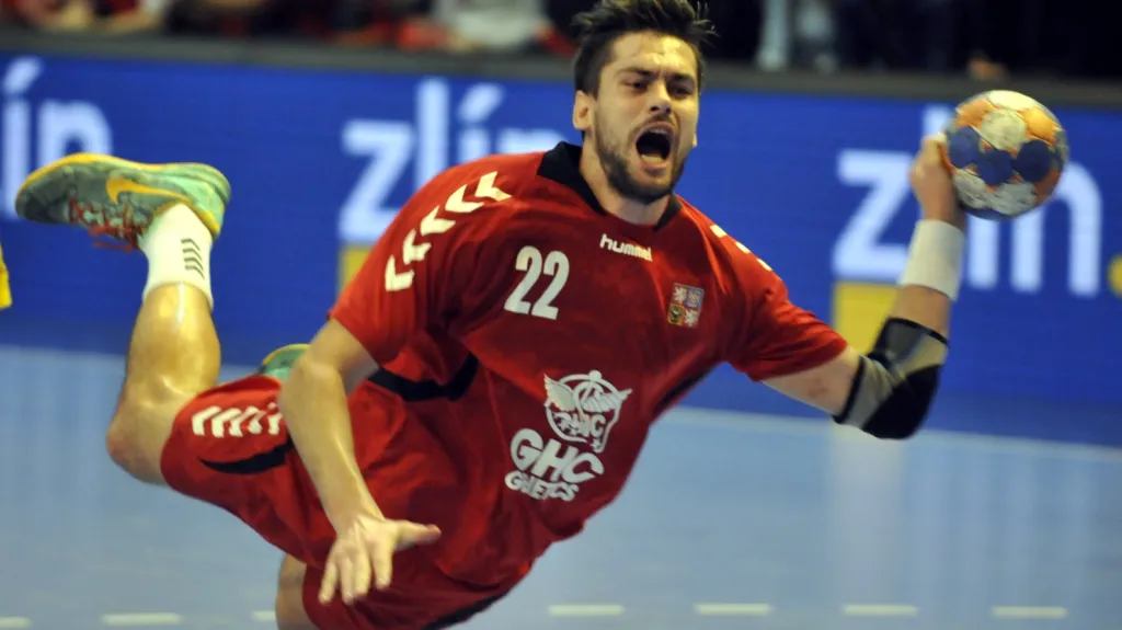 Český házenkář Petr Linhart