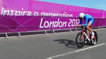 Jiří Bouška dosáhl na trati v délce 24 kilometrů třetího nejlepšího času