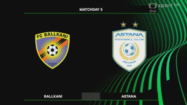 Sestřih utkání Ballkani – Astana