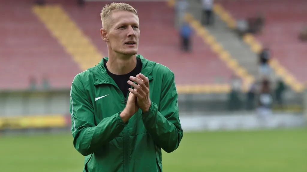 Příbramský útočník Michal Škoda