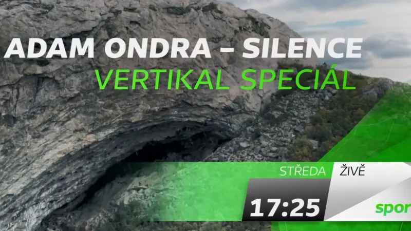 Lezec Adam Ondra se představí ve filmu Silence