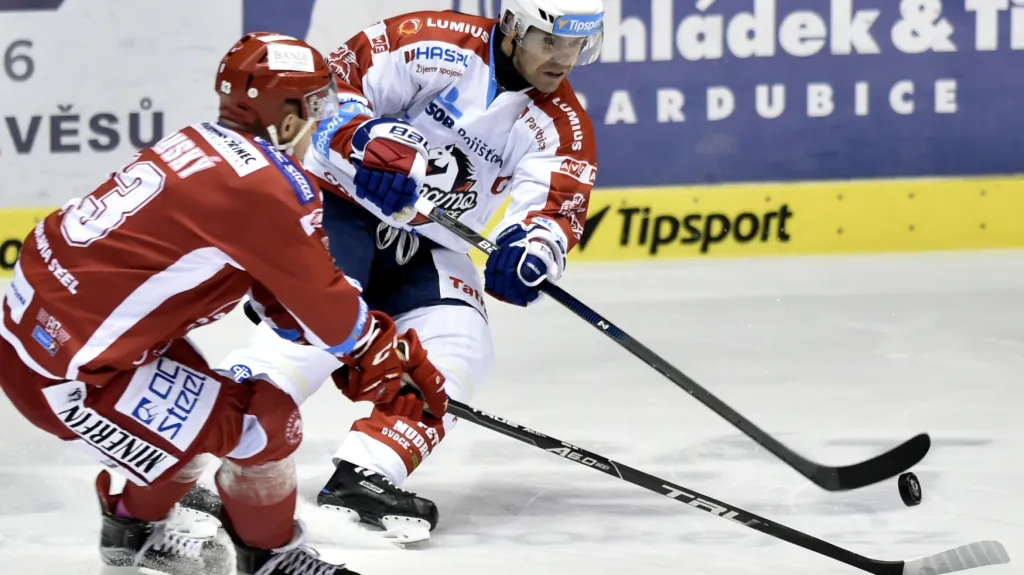 Utkání Pardubice - Třinec