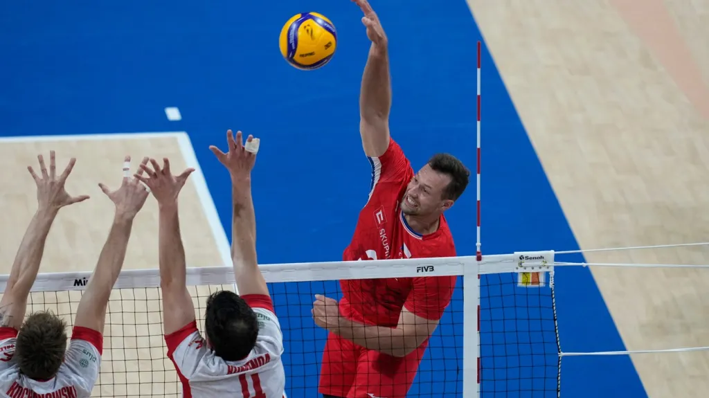 Jan Galabov na útoku