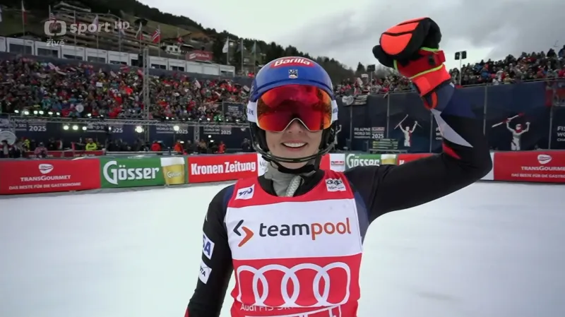Vítězná jízda Shiffrinové v Saalbachu