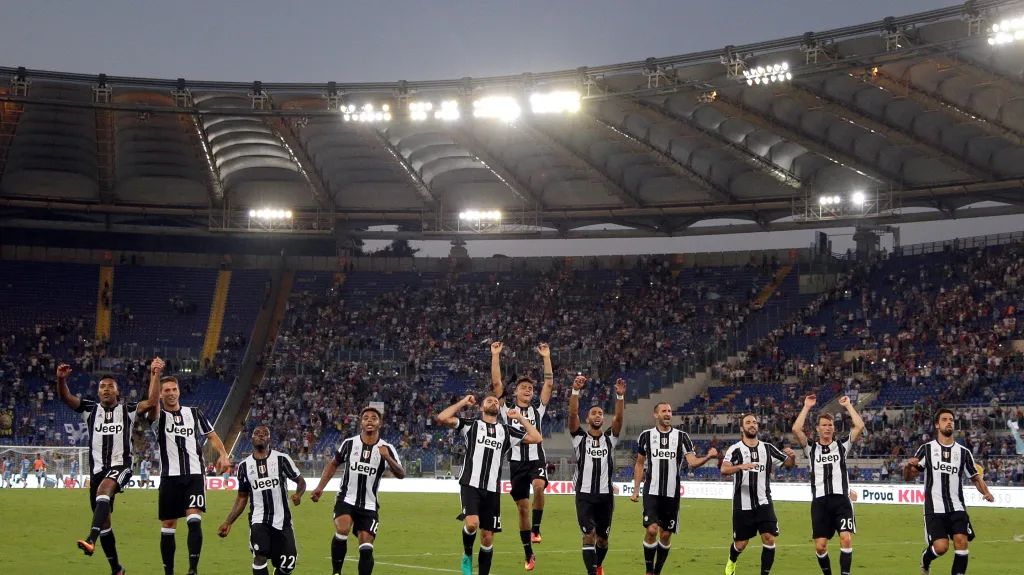Radost hráčů Juventusu