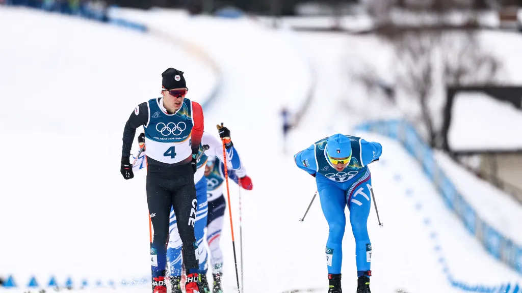 Jiří Tuž (vlevo) při olympijském sprintu
