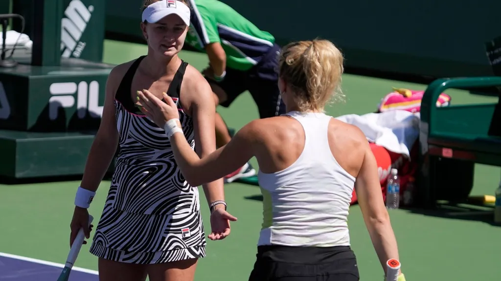 Barbora Krejčíková a Kateřina Siniaková