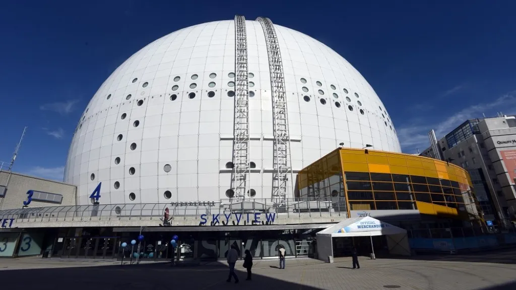 Hala Globen ve Stockholmu