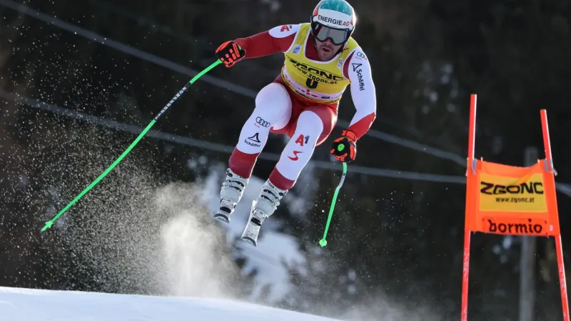 Sjezd v Bormiu vyhrál Rakušan Kriechmayr