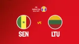 Sestřih utkání Senegal - Litva