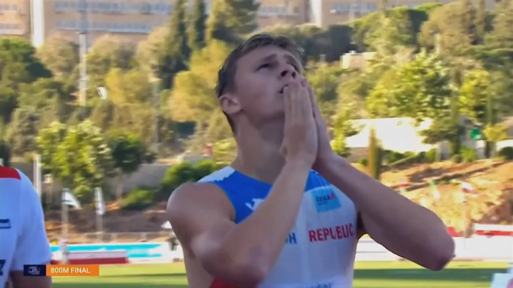 Talentovaný český atlet Jakub Dudycha