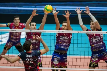 Lvi Praha v utkání Ligy mistrů proti obhájcům z Perugie