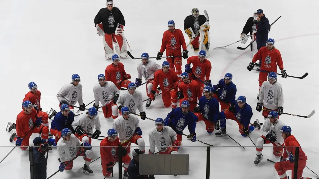 Čeští junioři na tréninku