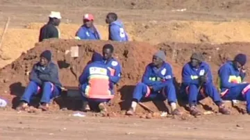 Stávka dělníků v JAR