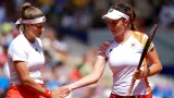 Karolína Muchová a Linda Nosková na olympijských hrách v Paříži