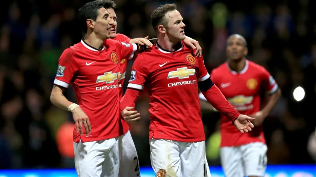 Radost hráčů Manchesteru United