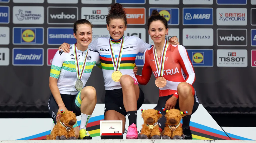 Grace Brownová, Chloé Dygertová a Christina Schweinbergerová