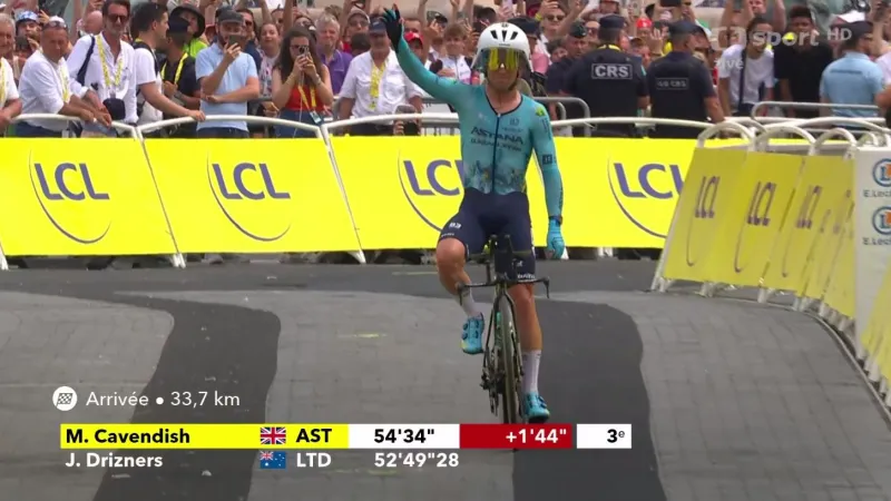 Poslední momenty Marka Cavendishe na Tour