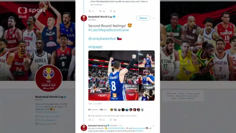 Zachyceno na síti: Postup Čechů do osmifinále