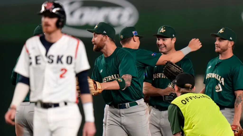 Zklamaný Jakub Hajtmar po porážce s Austrálií na WBC