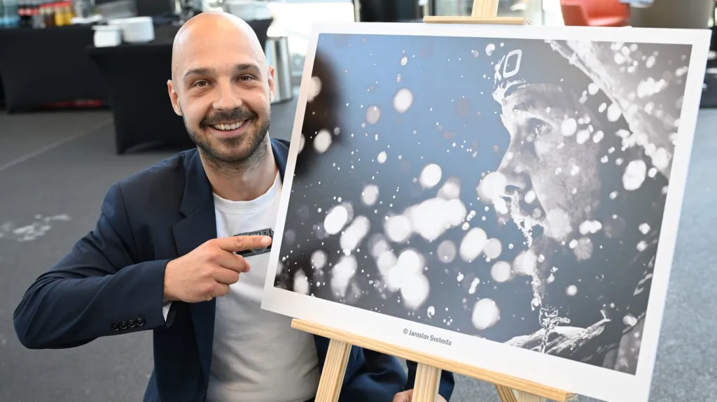 Fotograf Jaroslav Svoboda s vítěznou fotografií