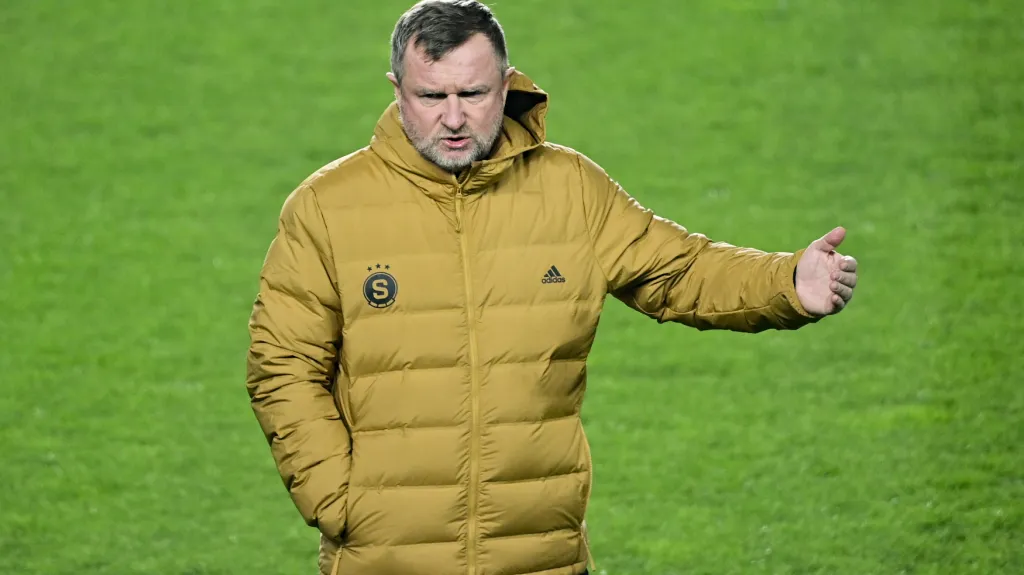 Sparťanský kouč Pavel Vrba