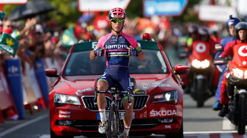 Conti se raduje z vítězství po úniku