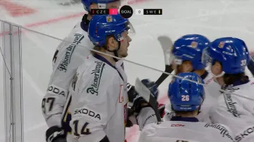 Gól v utkání Česko – Švédsko: Chlapík – 1:0 (3. min.)