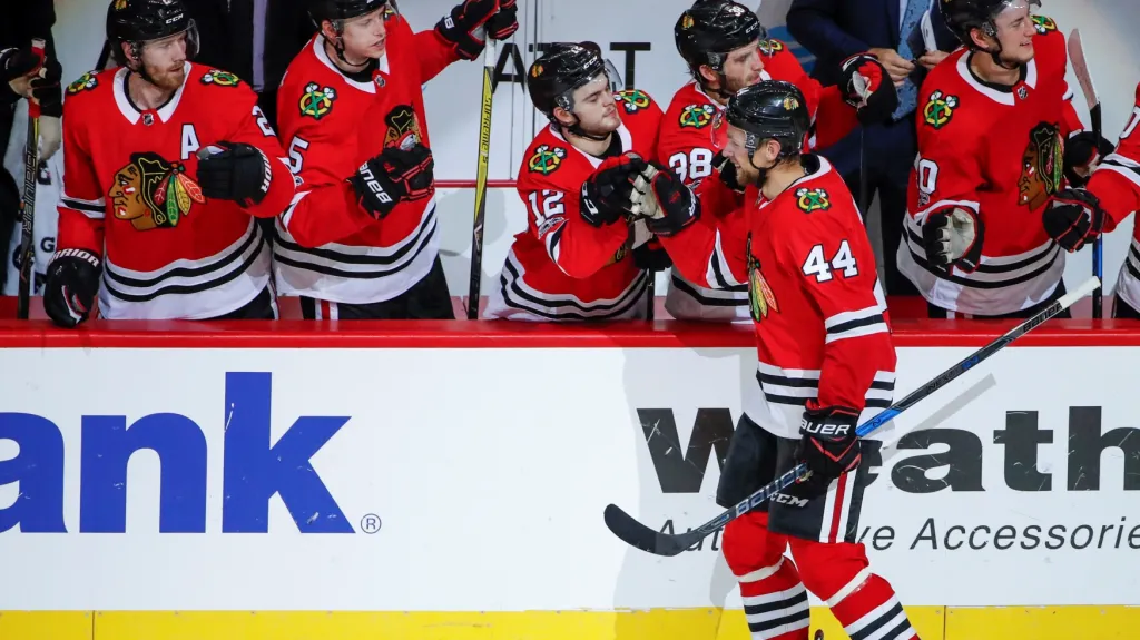 Jan Rutta slaví premiérovou trefu v NHL