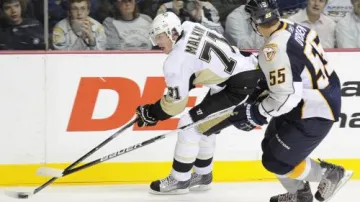 Zápas mezi Pittsburghem a Nashvillem