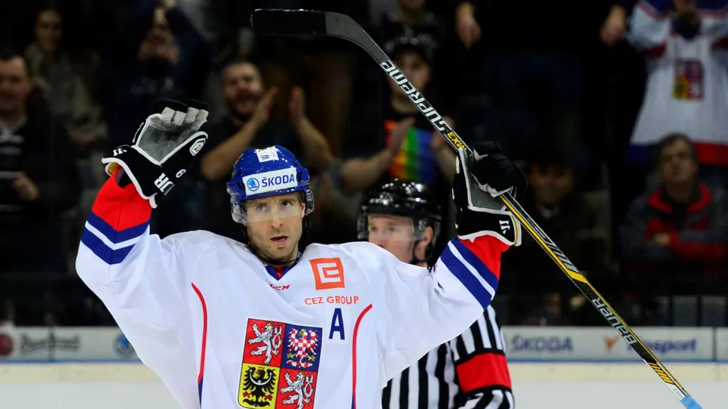 Radost Martina Ručinského v reprezentačním dresu