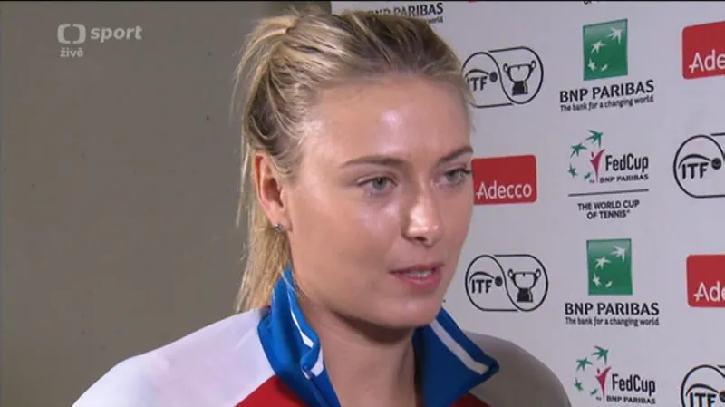 Šarapovová: Je to moje první finále, to je vždy speciální