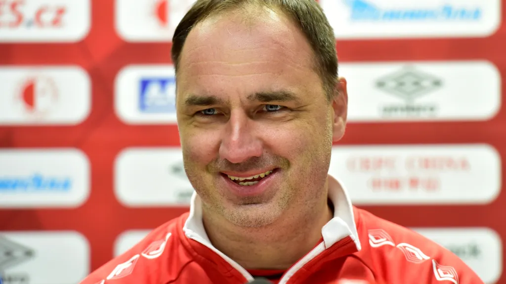 Trenér Slavie Jindřich Trpišovský