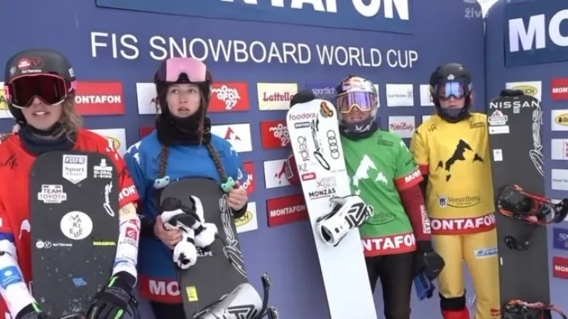 Malé finále s Evou Adamczykovou v Montafonu