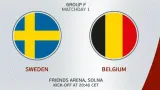 Sestřih utkání Švédsko – Belgie
