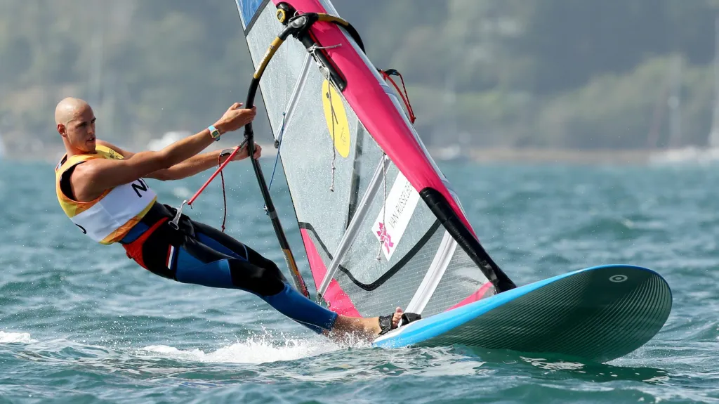 Vítěz třídy RS:X Dorian van Rijsselberge