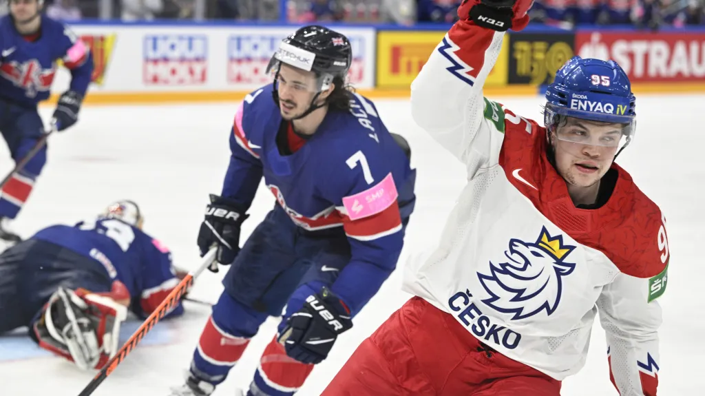 Matěj Blümel proti Britům zaznamenal dva góly