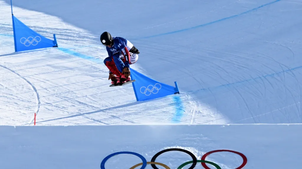 Radek Houser v olympijském snowboardcrossu
