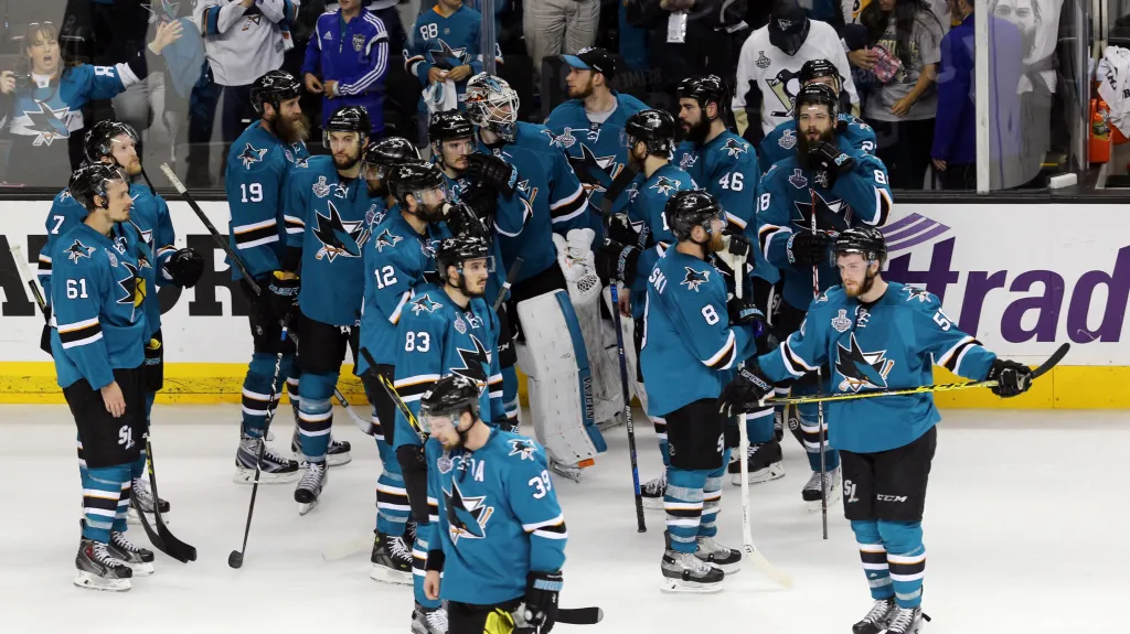 Zklamaní hokejisté San Jose
