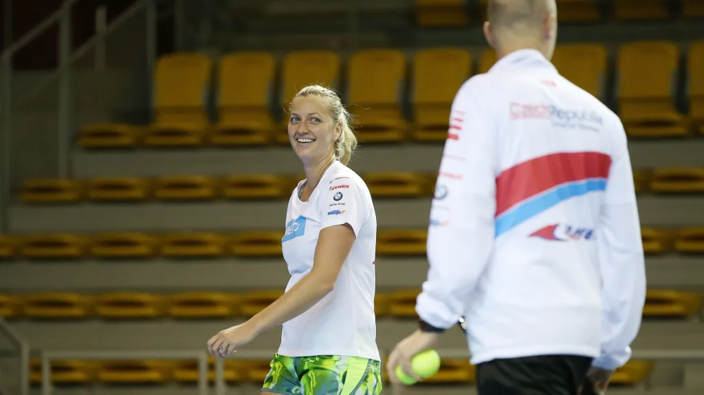 Petra Kvitová se před finále Fed Cupu cítí dobře