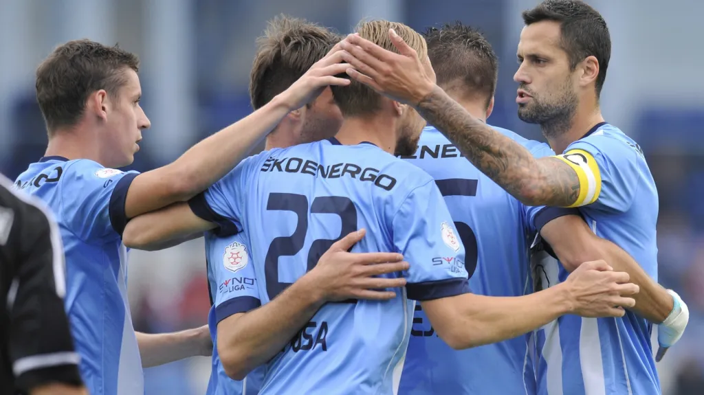 Radost fotbalistů Mladé Boleslavi