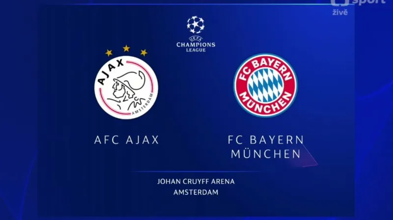Sestřih utkání Ajax Amsterdam - Bayern Mnichov