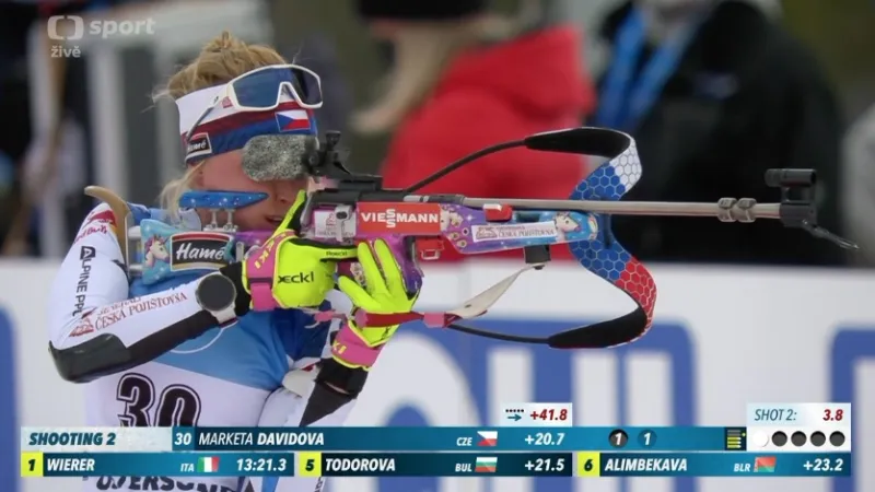 Sestřih střeleb a ohlasů českých biatlonistek ve sprintu SP v Östersundu